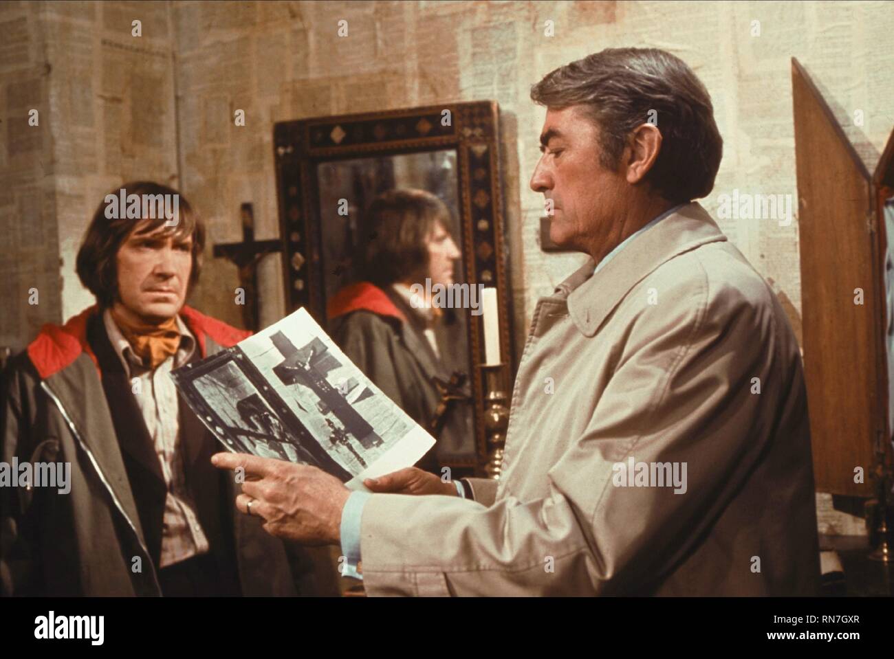 WARNER,Peck, il presagio, 1976 Foto Stock