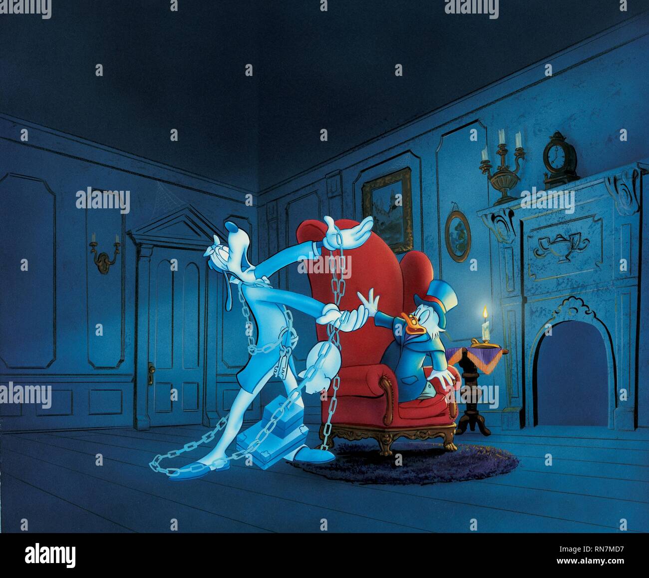 MARLEY,MCDUCK, MICKEY'S CHRISTMAS CAROL, 1983 Foto Stock