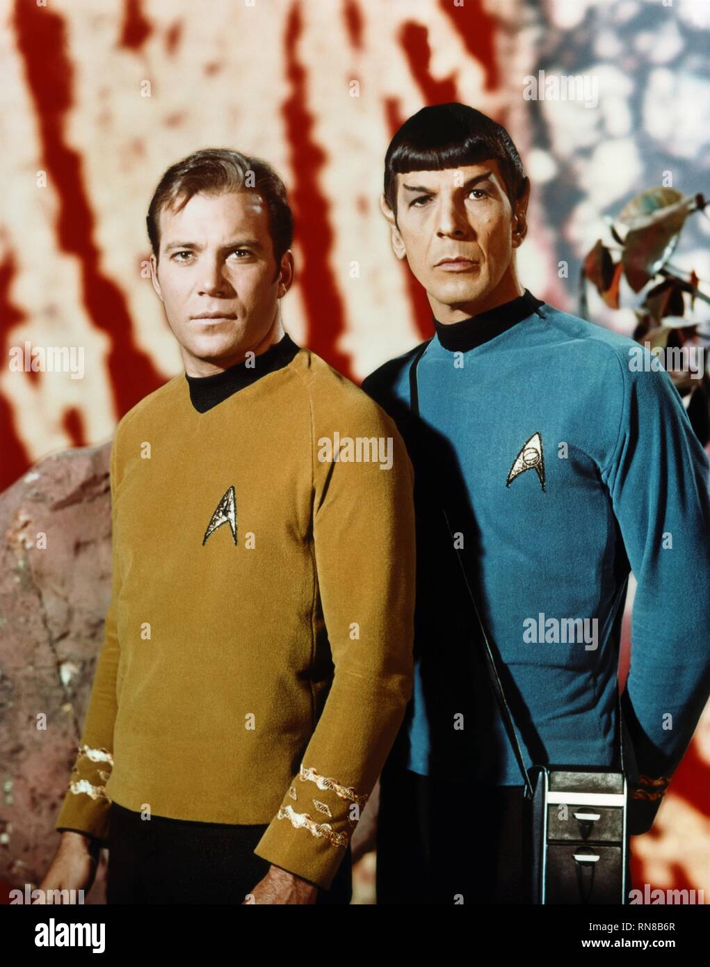 SHATNER,NIMOY, STAR TREK, 1966 Foto Stock