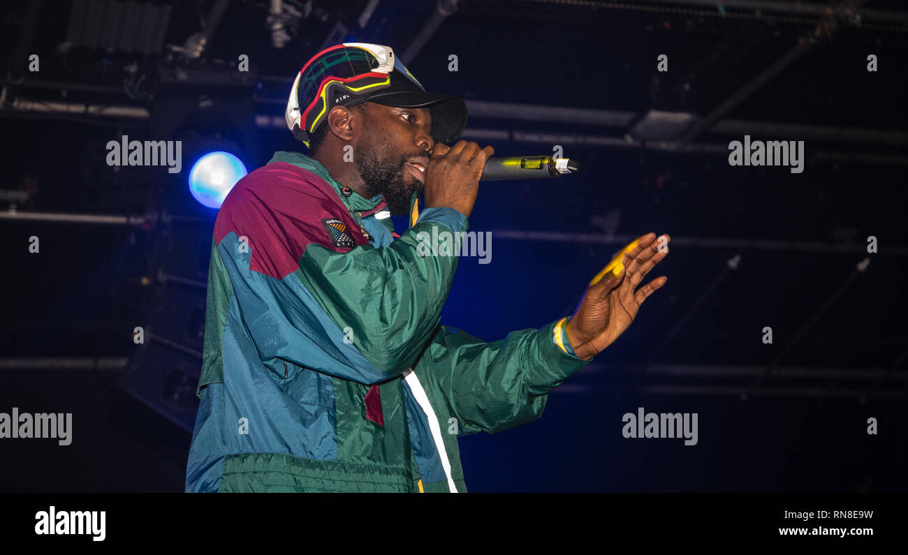 Ghetts live al bar del gorilla Manchester Foto Stock