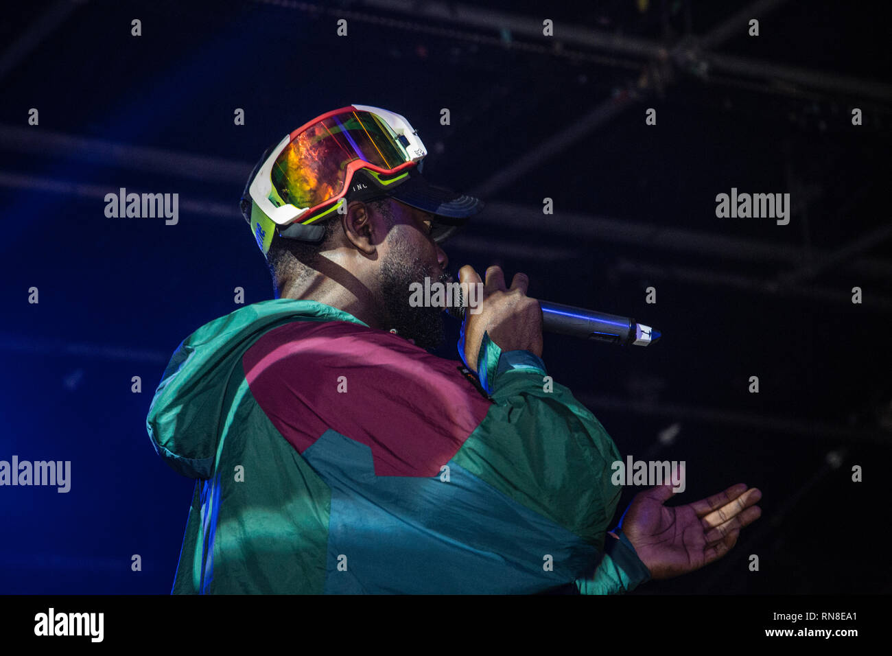 Ghetts live al bar del gorilla Manchester Foto Stock