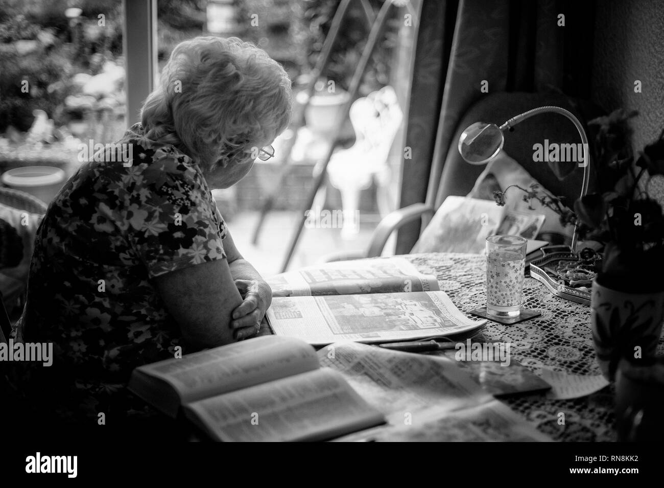 Lo studio Foto Stock