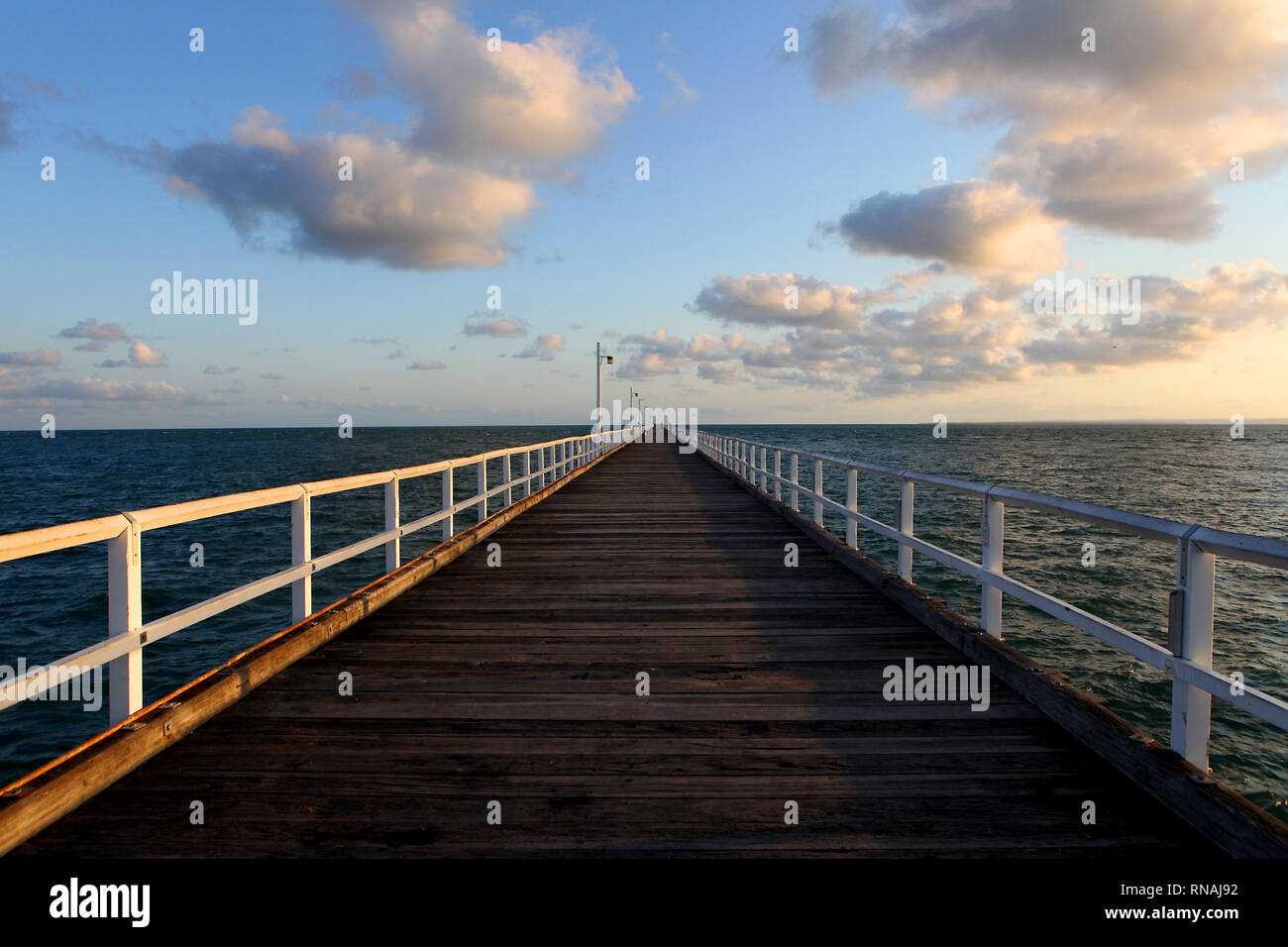 Visitare l'Australia. Viste e scenic dello stato del Queensland, nel paese e il continente australiano. Hervey Bay e Foto Stock