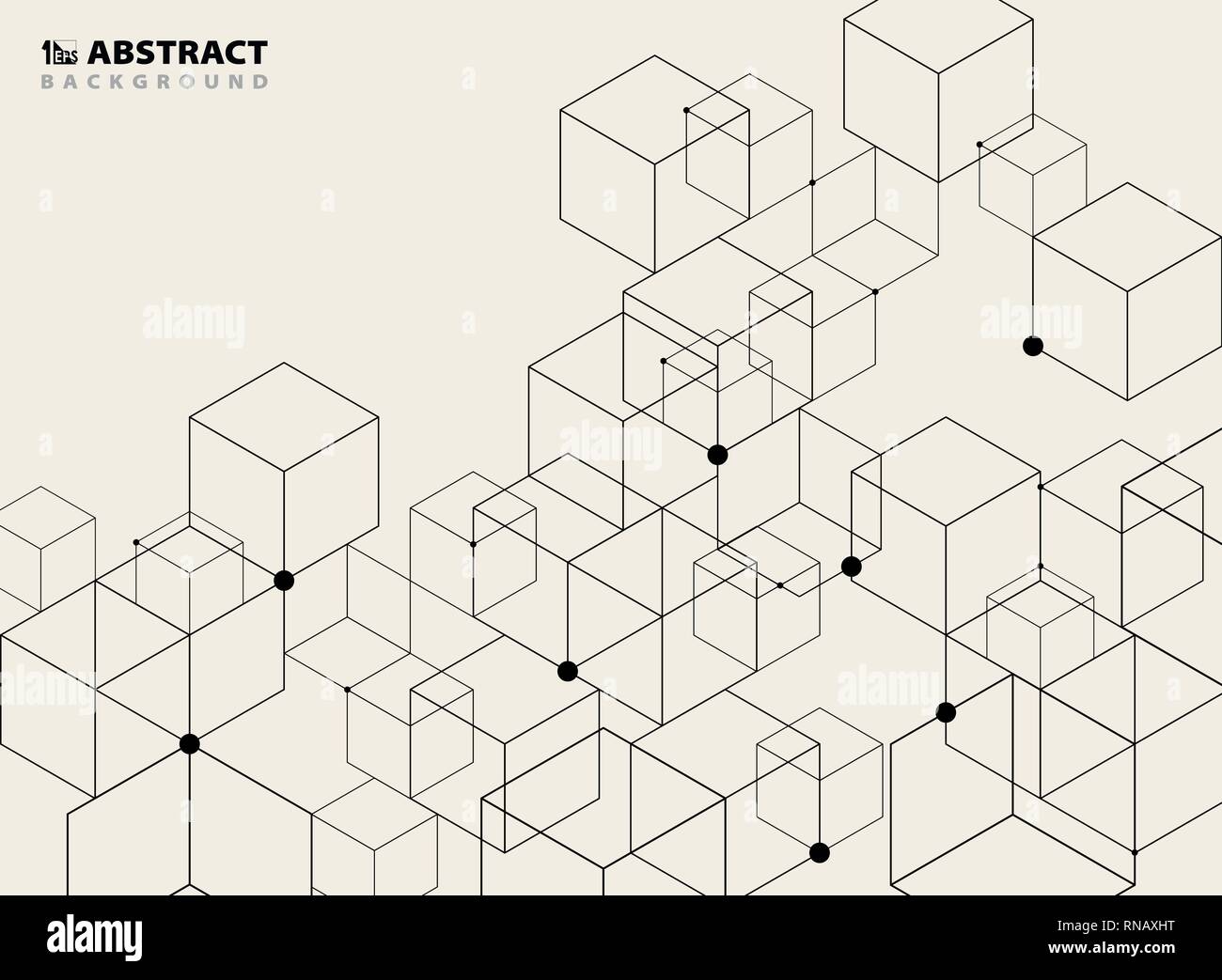 Abstract di nero semplice modello geometrico design pattern di sfondo. È possibile utilizzare per annuncio, Poster, brochure, artwork design, coperchio, rivista eps vettoriali10 Illustrazione Vettoriale