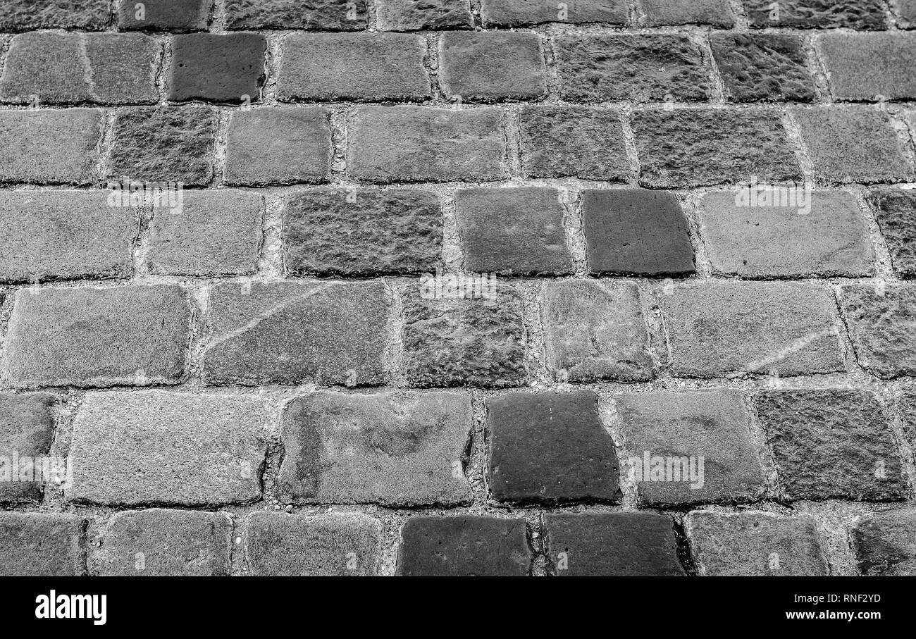 Pavimentazione in pietra texture. Foto Stock