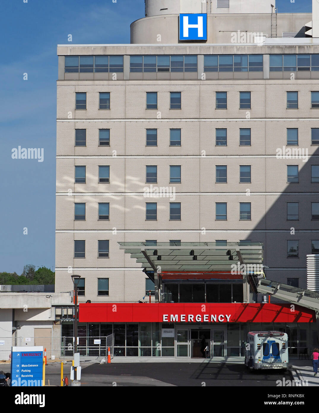 Ospedale di ingresso di emergenza Foto Stock