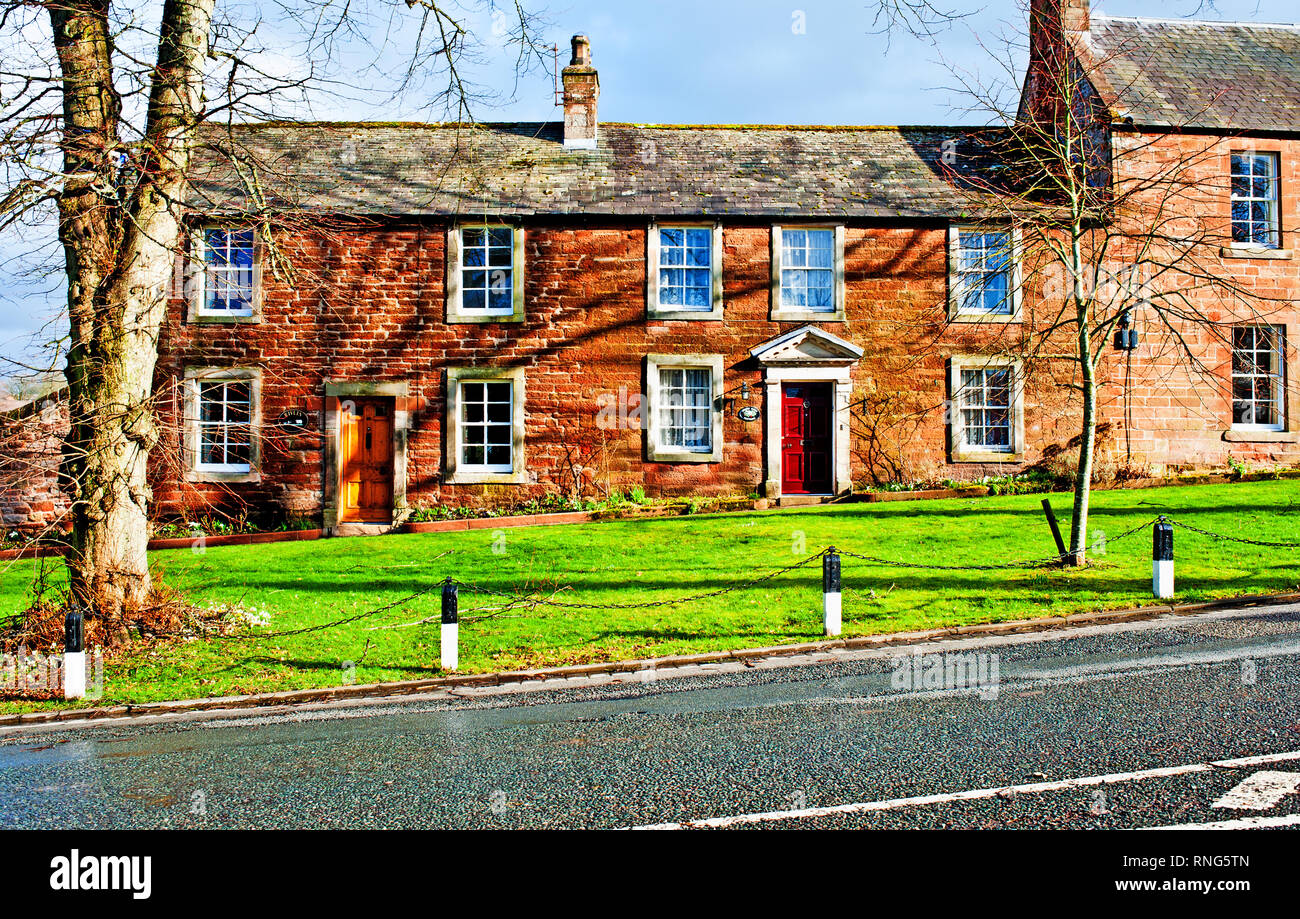 Cottage, Boroughgate, Appleby in Westmorland, Cumbria, Inghilterra Foto Stock