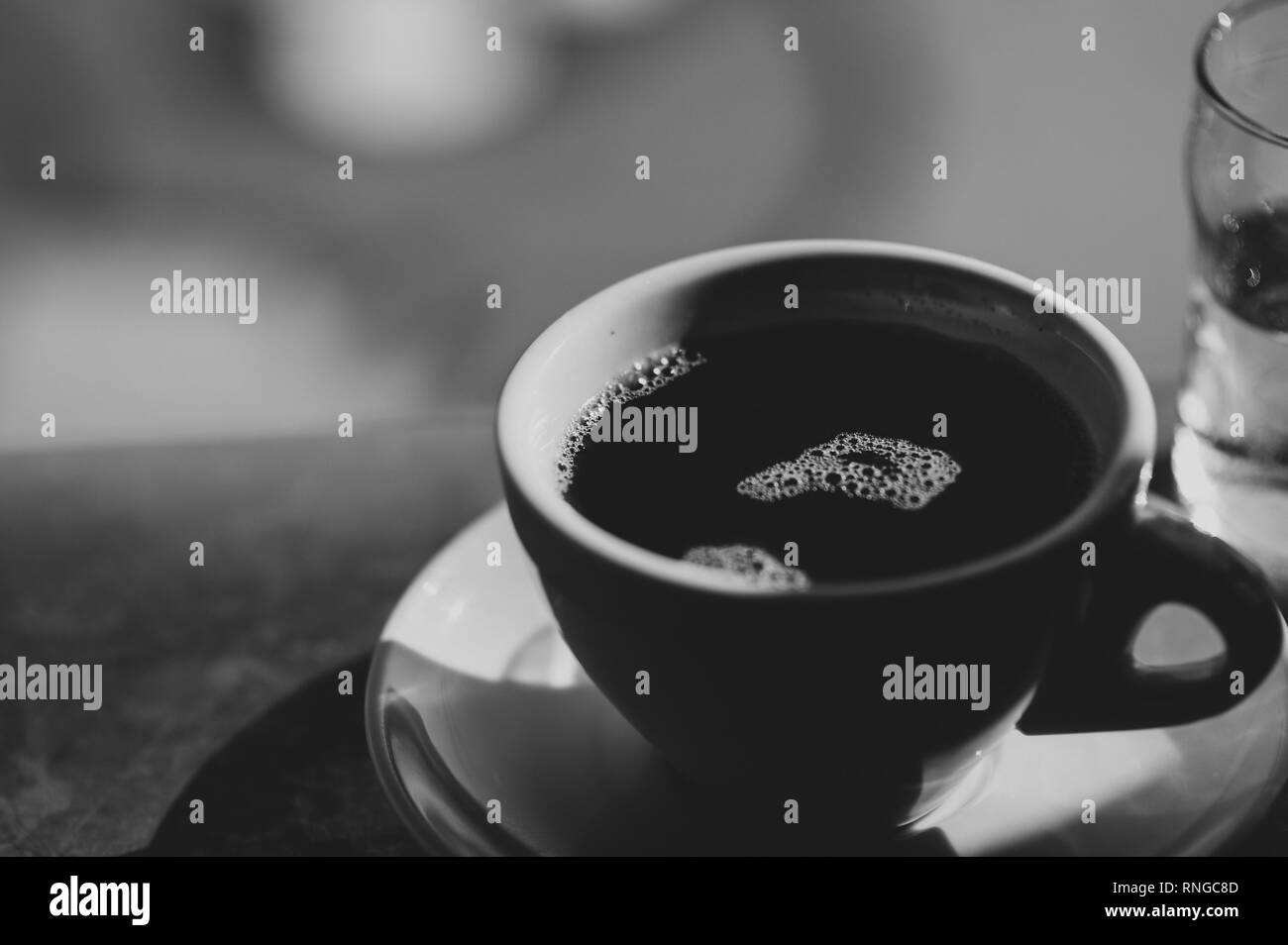 caffè nero Foto Stock