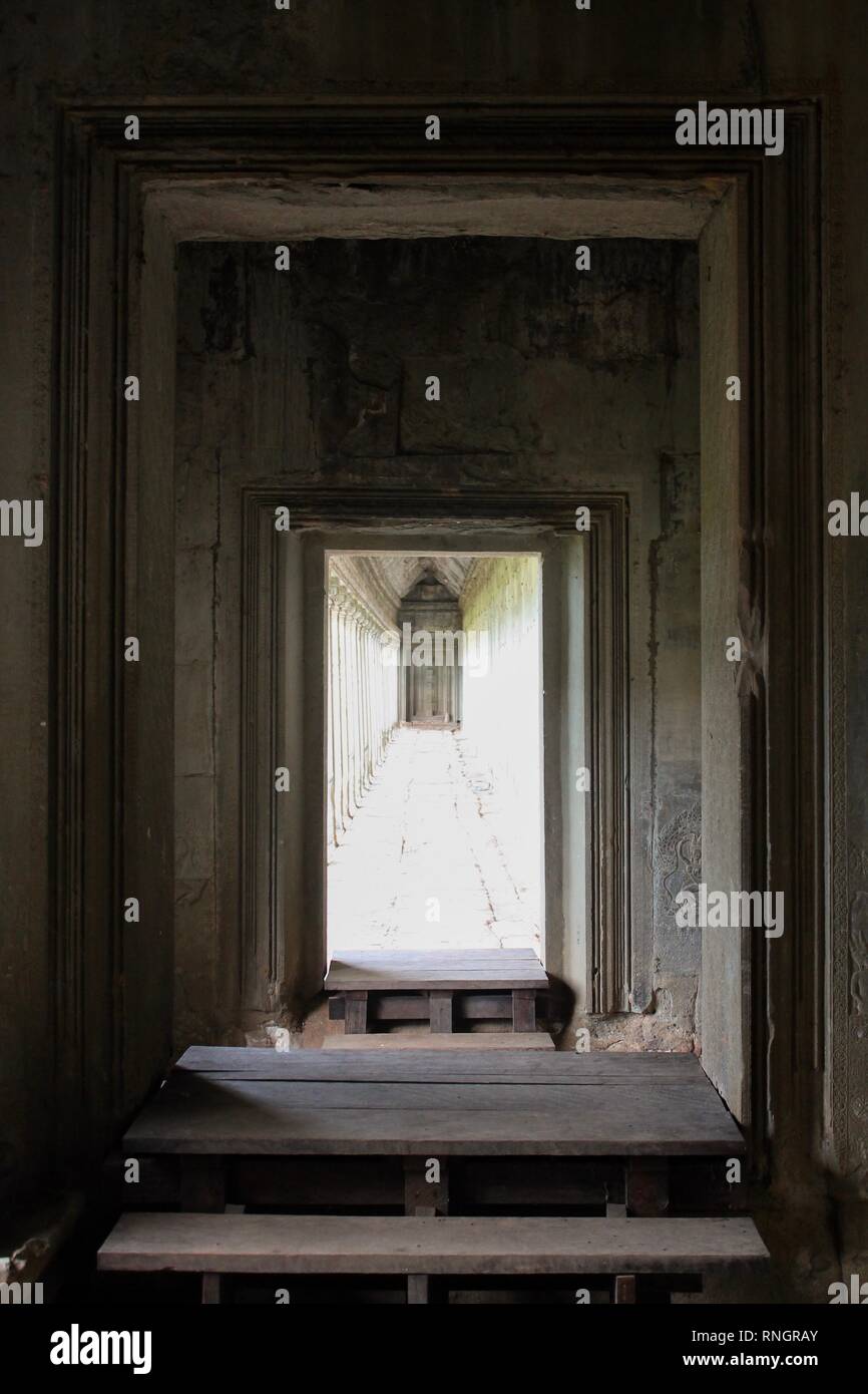 Sportello per l'altro lato del tempio Foto Stock