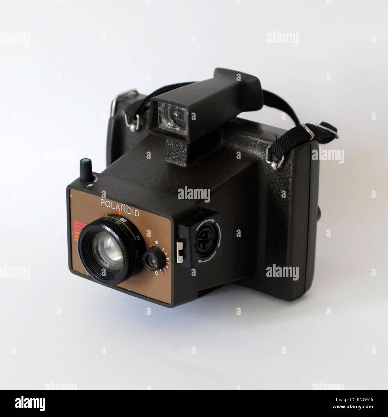Analogico Vintage Polaroid fotocamera istantanea EE33. Originale, 70's. Realizzato nel Regno Unito Foto Stock