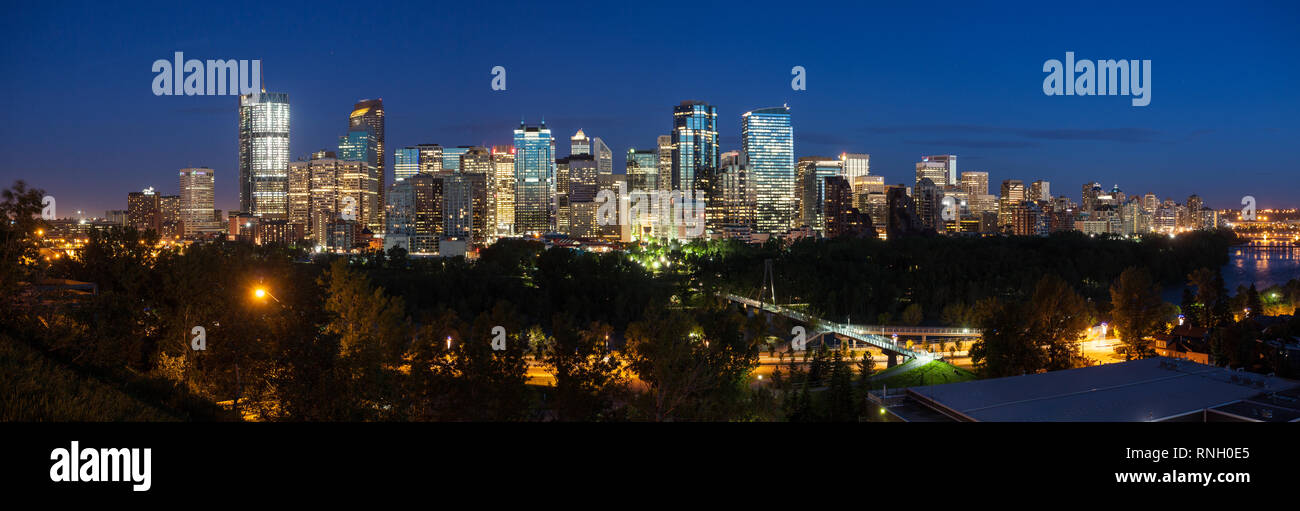 Calgary, città di Calgary, Alberta, Canada Foto Stock