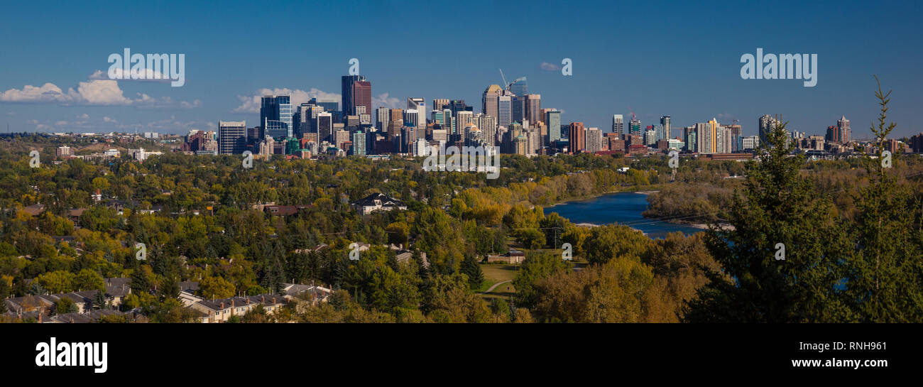 Calgary, città di Calgary, Alberta, Canada Foto Stock
