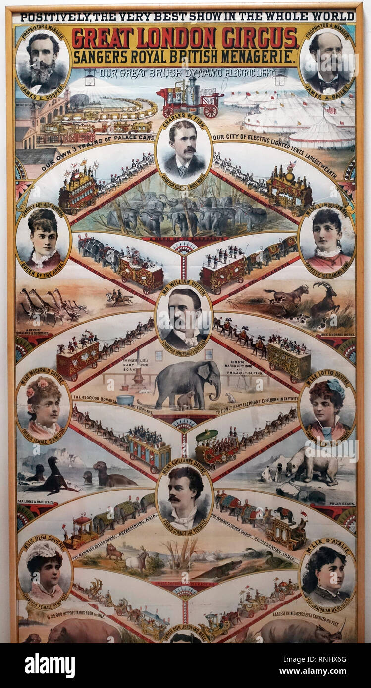 Circus World Museum Baraboo Wisconsin Foto Stock