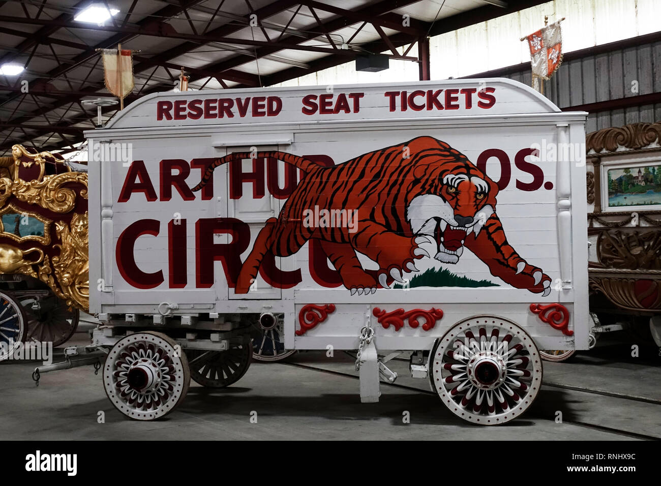 Circus World Museum Baraboo Wisconsin Foto Stock