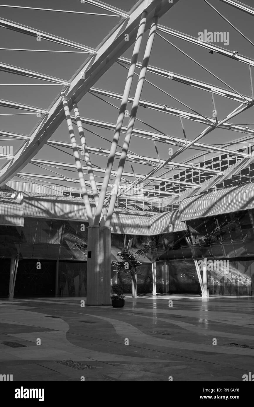 Centro Fiere e congressi di Malaga (Palacio de Ferias y Congresos). Spagna. Foto Stock