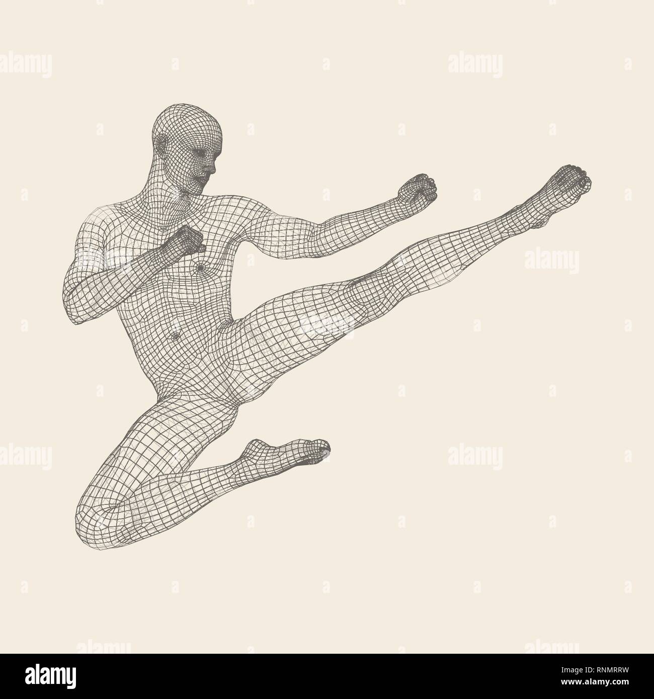 Il Karate e Kung Fu. Il Karate Jump kick. Fighter. Modello 3D dell'uomo. Il corpo umano. Sport simbolo. Elemento di design. Asian arti marziali. Illustrazione Vettoriale. Illustrazione Vettoriale Il Karate e Kung Fu. Il Karate Jump kick. Fighter. Modello 3D dell'uomo. Il corpo umano. Sport simbolo. Elemento di design. Asian arti marziali. Illustrazione Vettoriale. Illustrazione Vettoriale