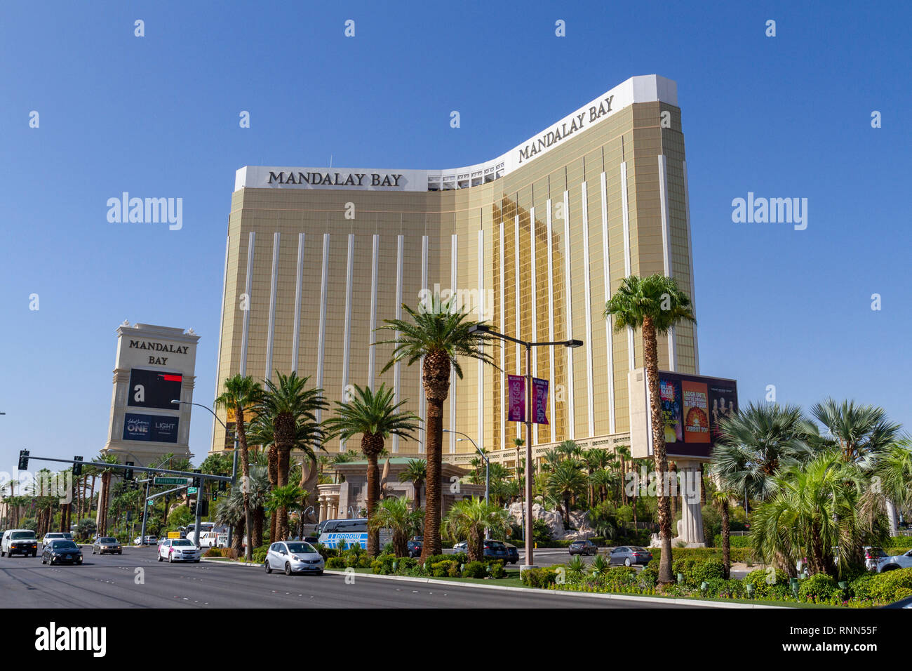 Il Mandalay Bay Resort and Casino Las Vegas (Città di Las Vegas, Nevada, Stati Uniti. Foto Stock