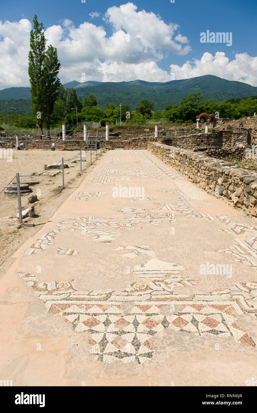 Heraclea Lincestide, i resti di una antica greca e poi romana, Bitola Macedonia Foto Stock