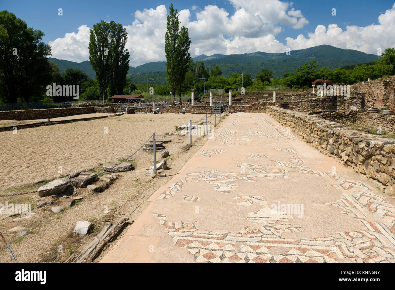 Heraclea Lincestide, i resti di una antica greca e poi romana, Bitola Macedonia Foto Stock