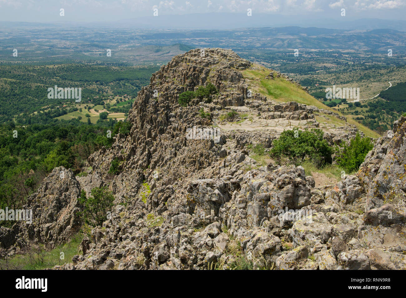 Kokino Osservatorio megalitici, 1800 BC, Macedonia Foto Stock