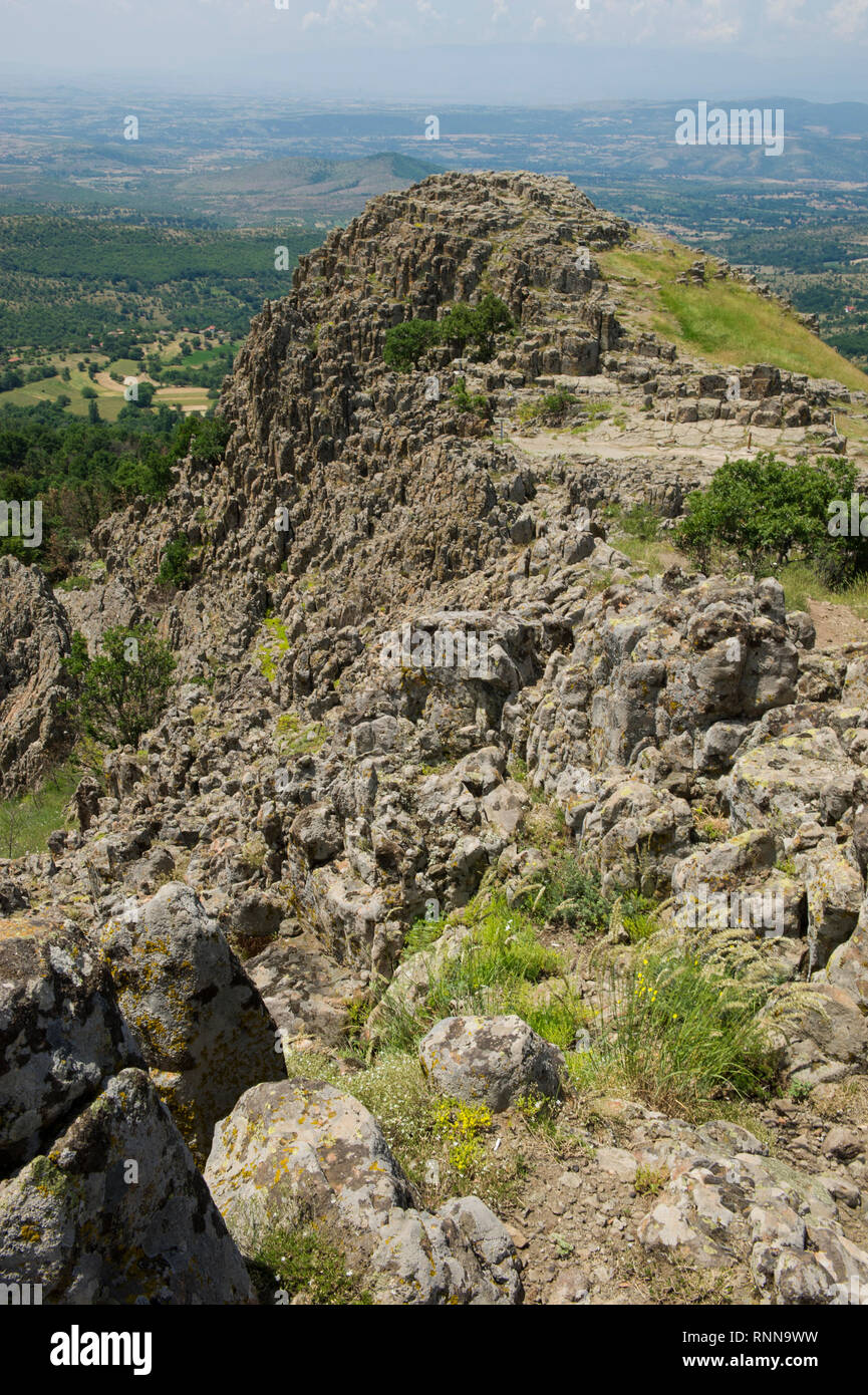 Kokino Osservatorio megalitici, 1800 BC, Macedonia Foto Stock
