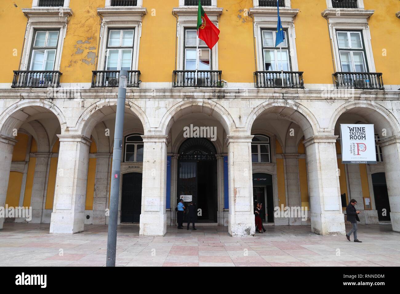 Lisbona, Portogallo - 4 giugno 2018: Portugese primo ministro ufficio a Lisbona, Portogallo. Lisbona è la 11th-più popolosa area urbana nell'UE (2,8 milli Foto Stock