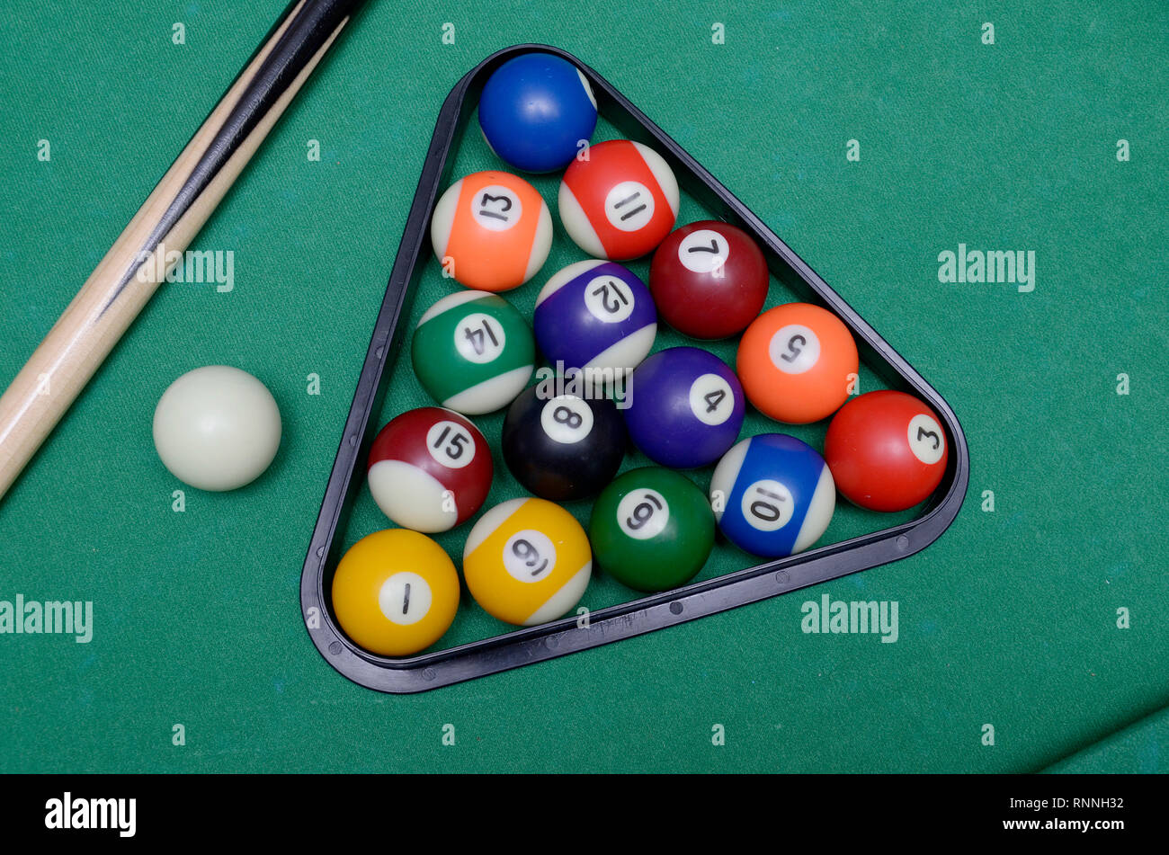 Biliardo ball sport Foto Stock