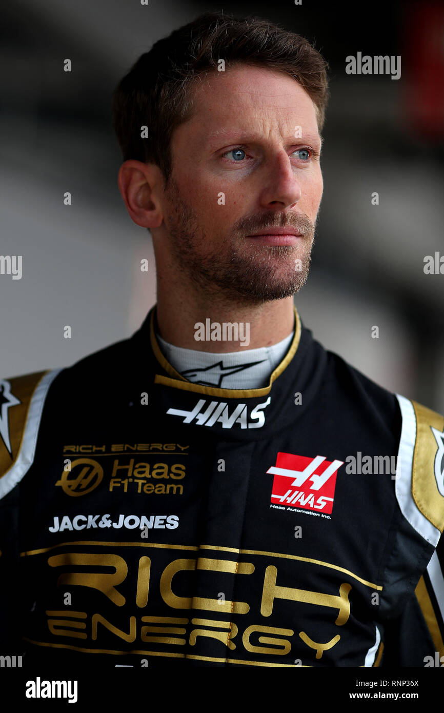 Montmelo, Spagna. 19 Feb, 2019. #08 Romain Grosjean, Haas Team di F1. Al Montmelò di Barcellona 19-02-2019 Circuit de Catalunya Formula 1 Test 2019 Foto Federico Basile/Insidefoto Credito: insidefoto srl/Alamy Live News Foto Stock