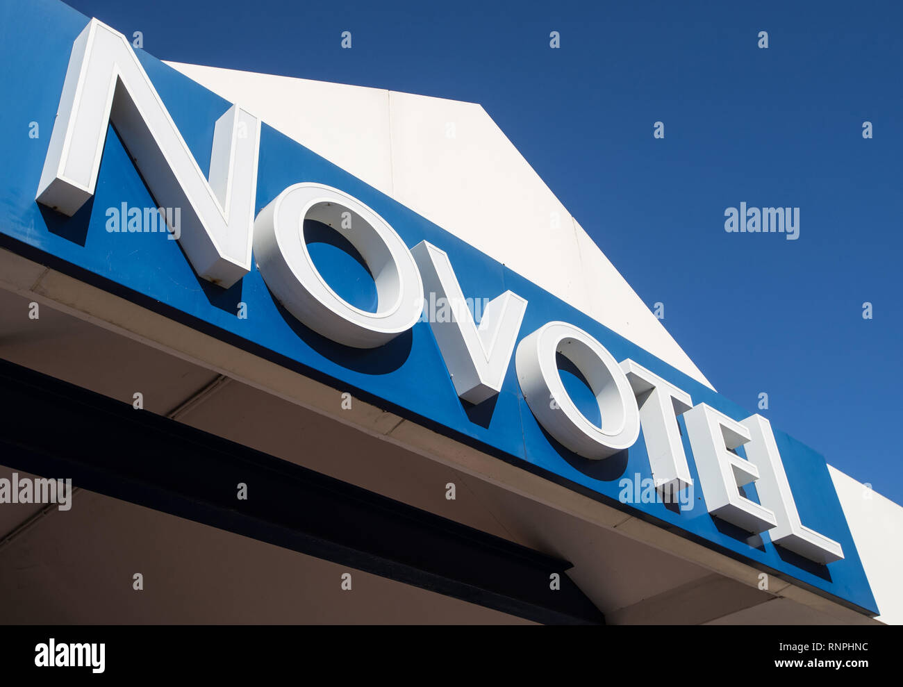 Hotel Novotel segno NEL REGNO UNITO Foto Stock