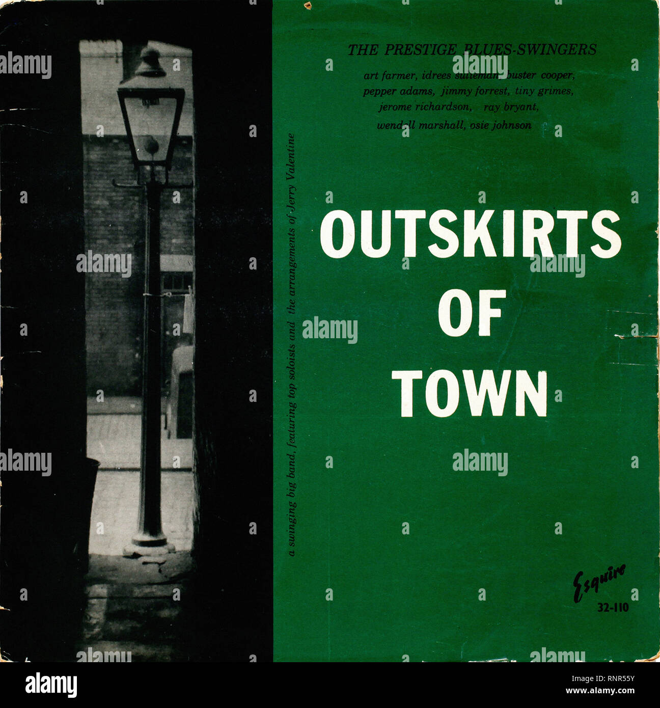 Periferia della città - Vintage Jazz Cover album Foto Stock