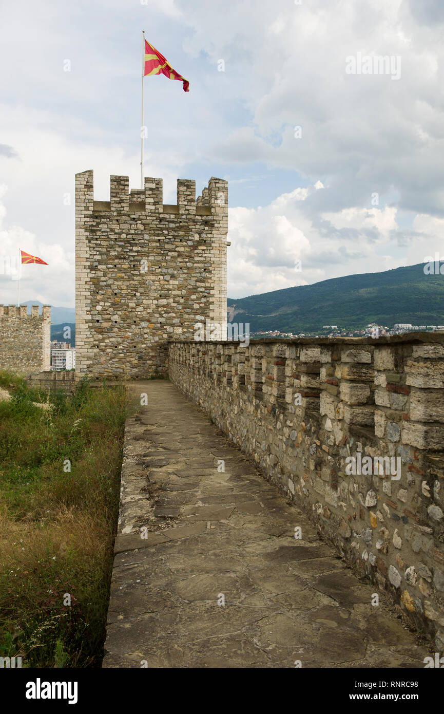 Fortezza di Skopje, Skopje, Macedonia Foto Stock