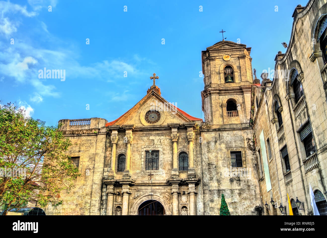 San Agustin Chiesa a Manila, Filippine Foto Stock