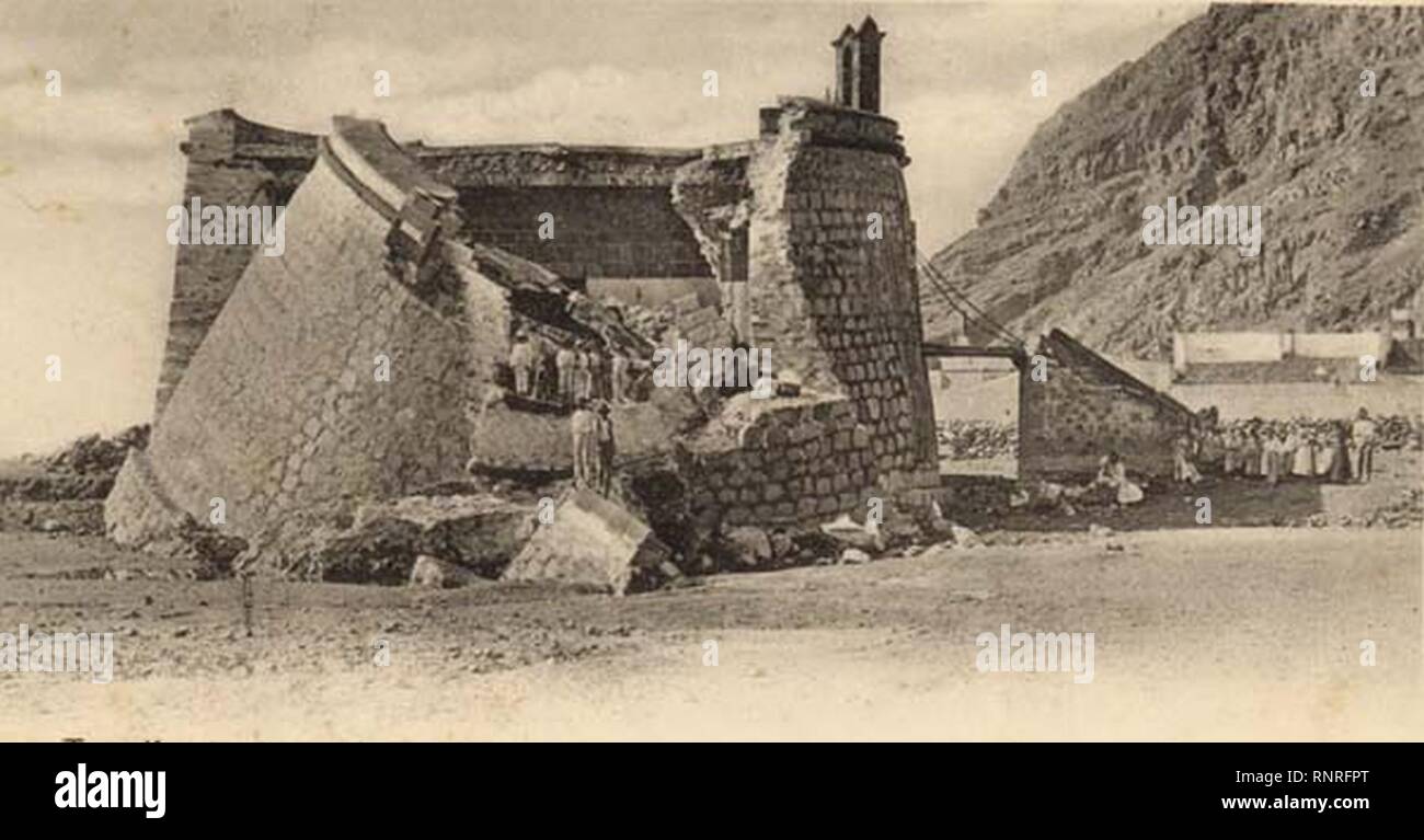 Castillo de San Andrén 1895-1900. Foto Stock