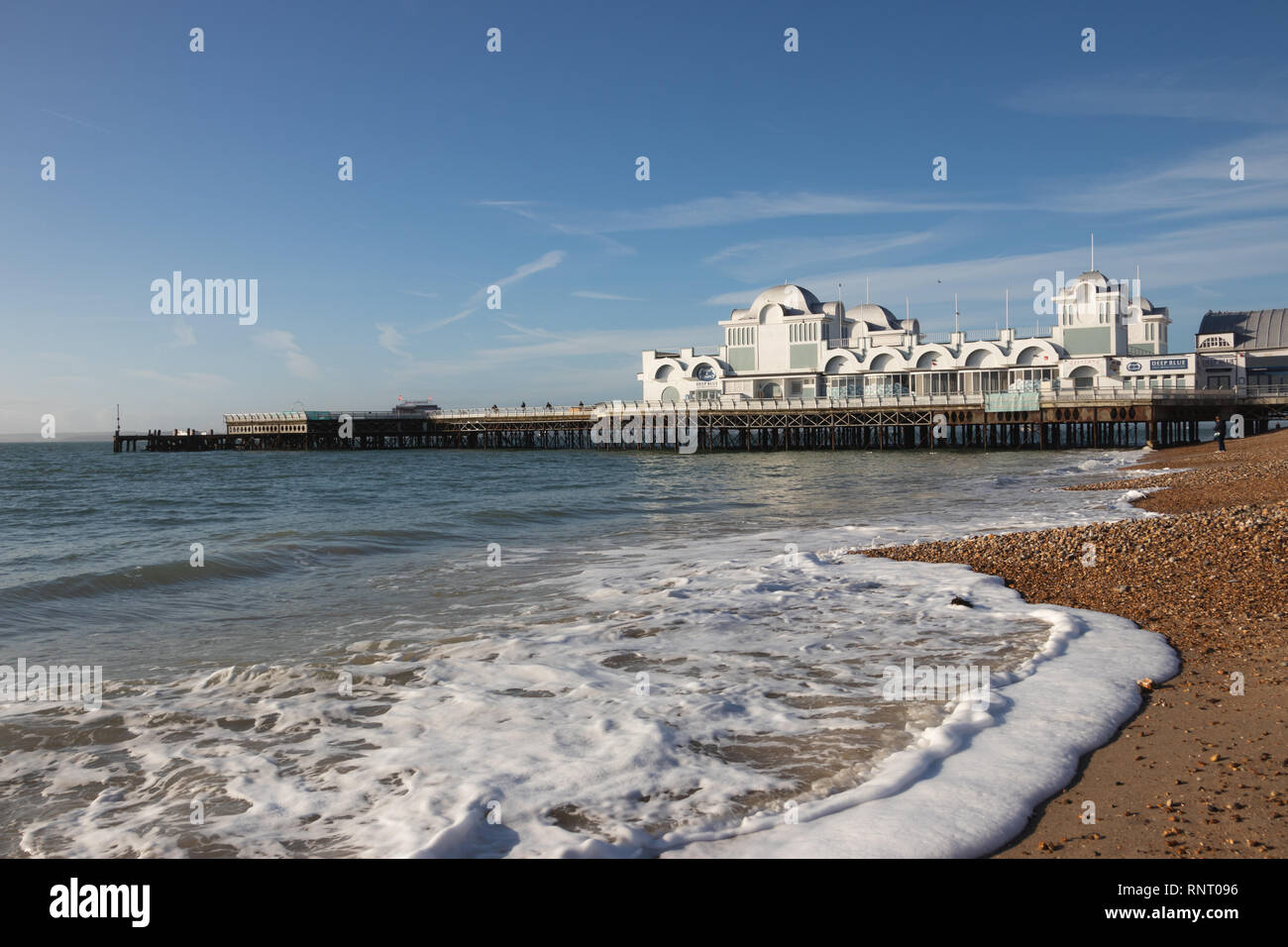 South Parade pier, Southsea, Portsmouth, Hampshire, Regno Unito Foto Stock