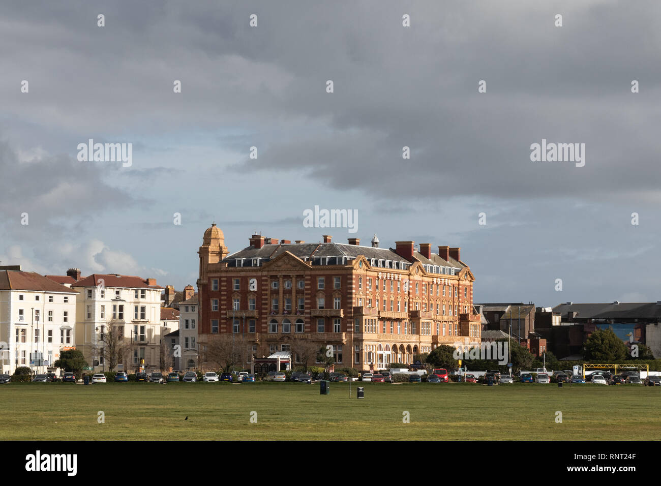 L'hotel Queens, Southsea, Regno Unito Foto Stock