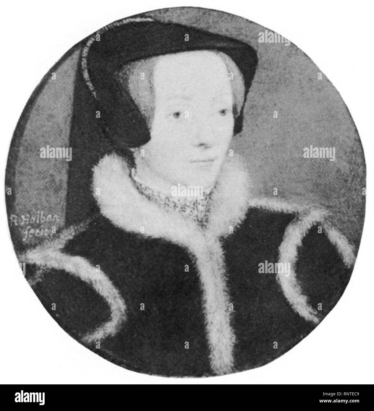 Catherine Willoughby da Holbein. Foto Stock