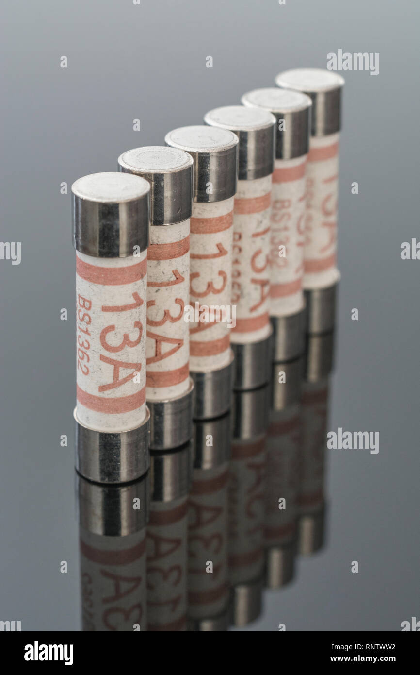 20 x VINTAGE 5 Amp domestico CARTUCCIA FUSIBILI ENGLISH Electric