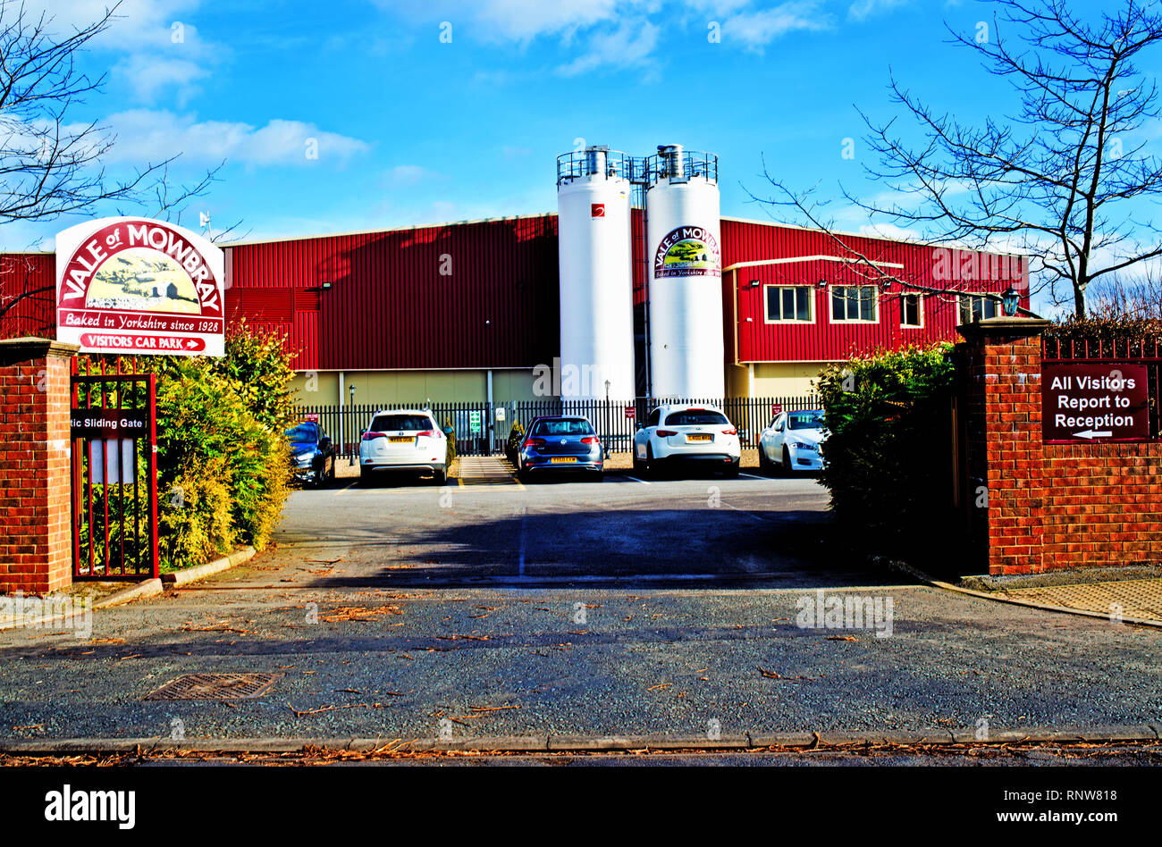 Valle di Mowbray panificio, Leeming Bar, North Yorkshire Foto Stock