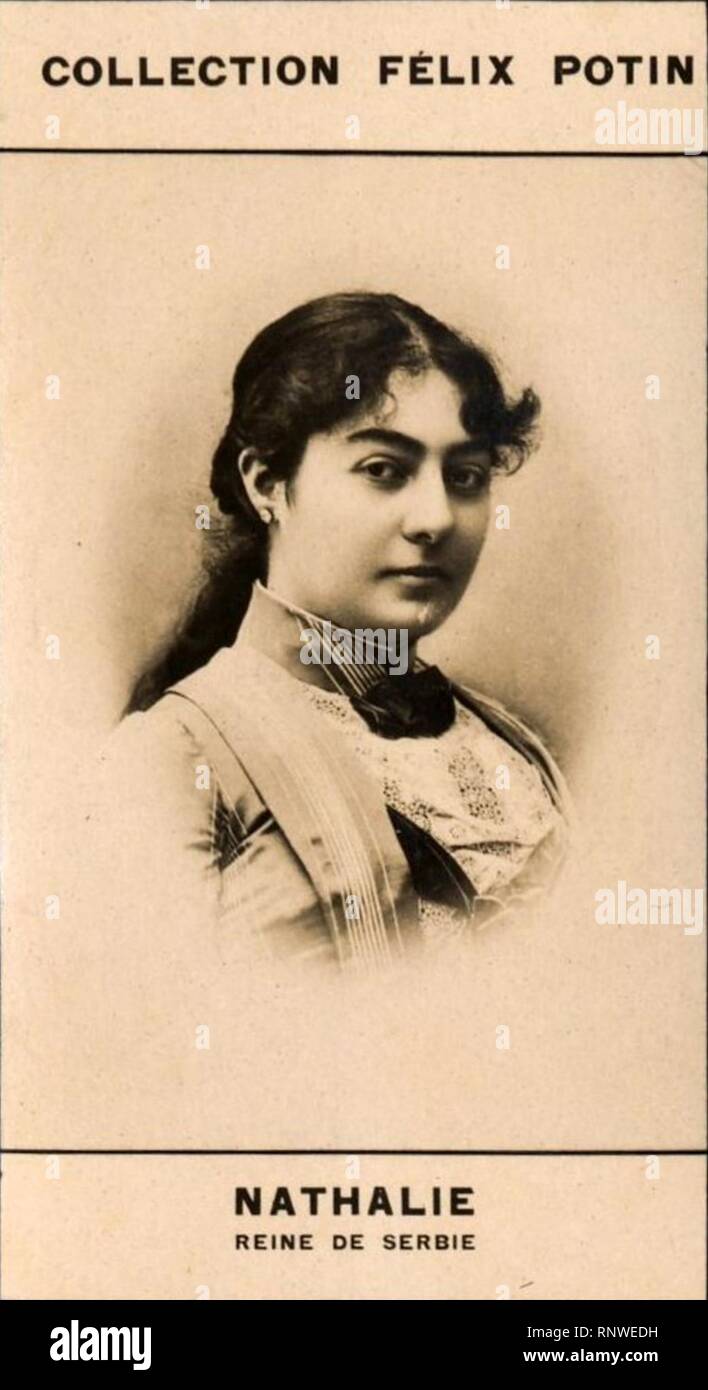 Pcp Nathalie, Reine de Serbie. Foto Stock