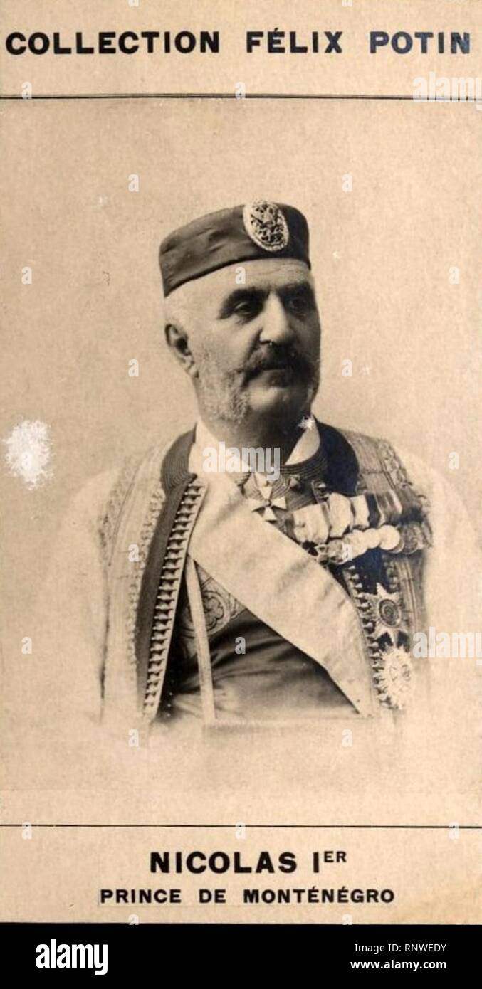 Pcp Nicolas 1er, Principe de Montenegro (1). Foto Stock