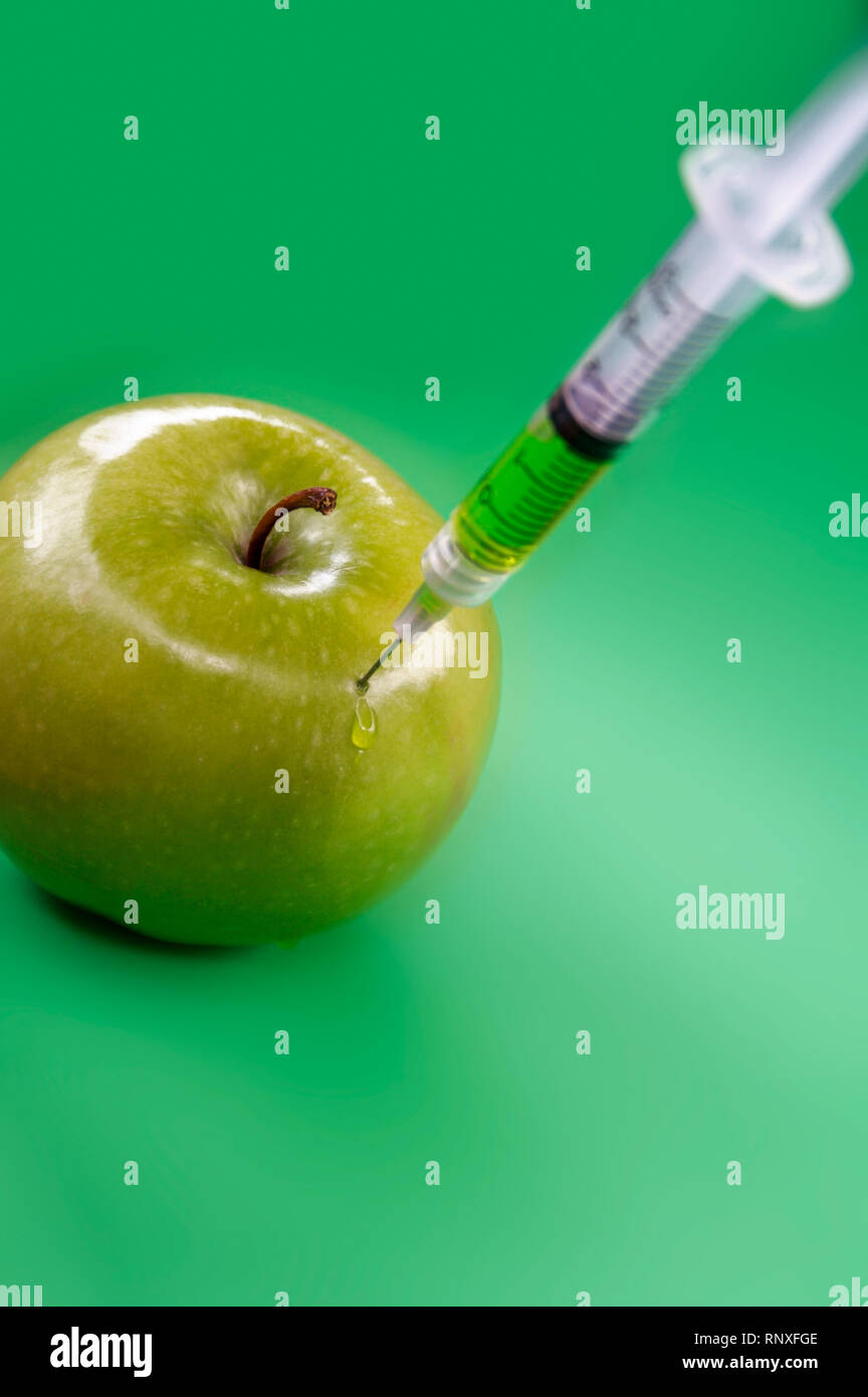 Alimenti geneticamente modificati Foto Stock