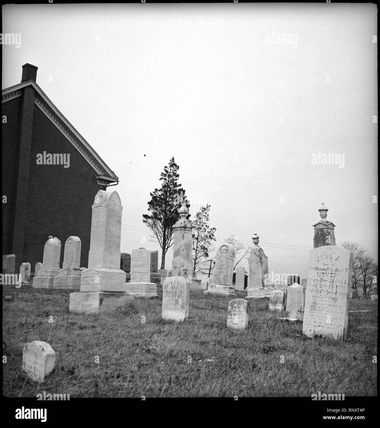 CH-NB - USA, Shenandoah Valley-VA- Kirche (Lokalisierung unsicher) - Annemarie Schwarzenbach - SLA-Schwarzenbach-UN-5-11-230. Foto Stock