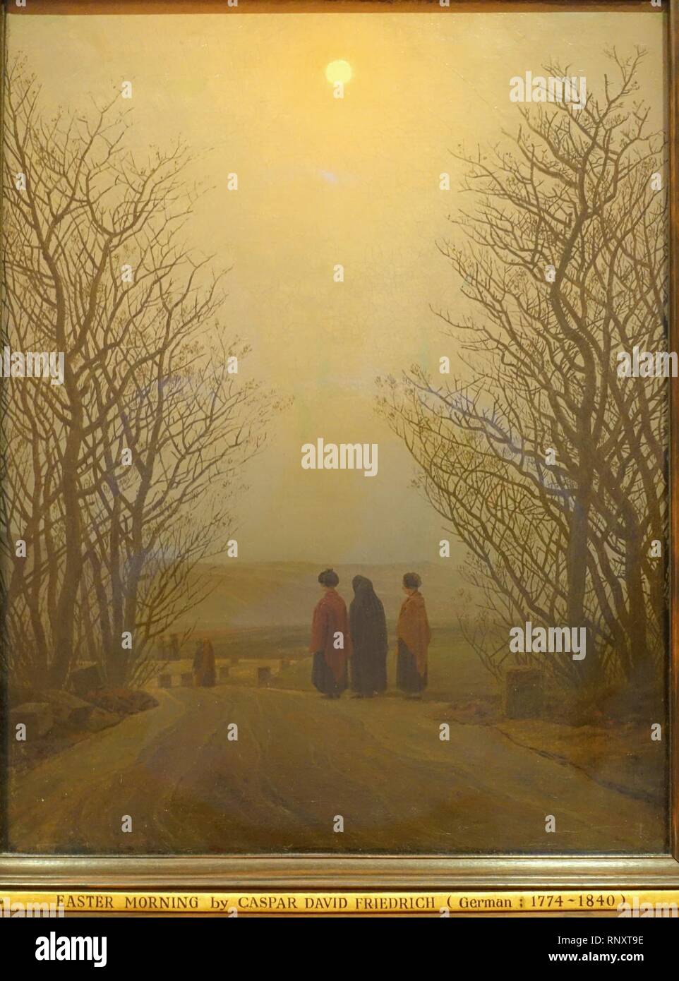 Il mattino di Pasqua da Caspar David Friedrich, 1833 Annuncio, olio su tela - Foto Stock