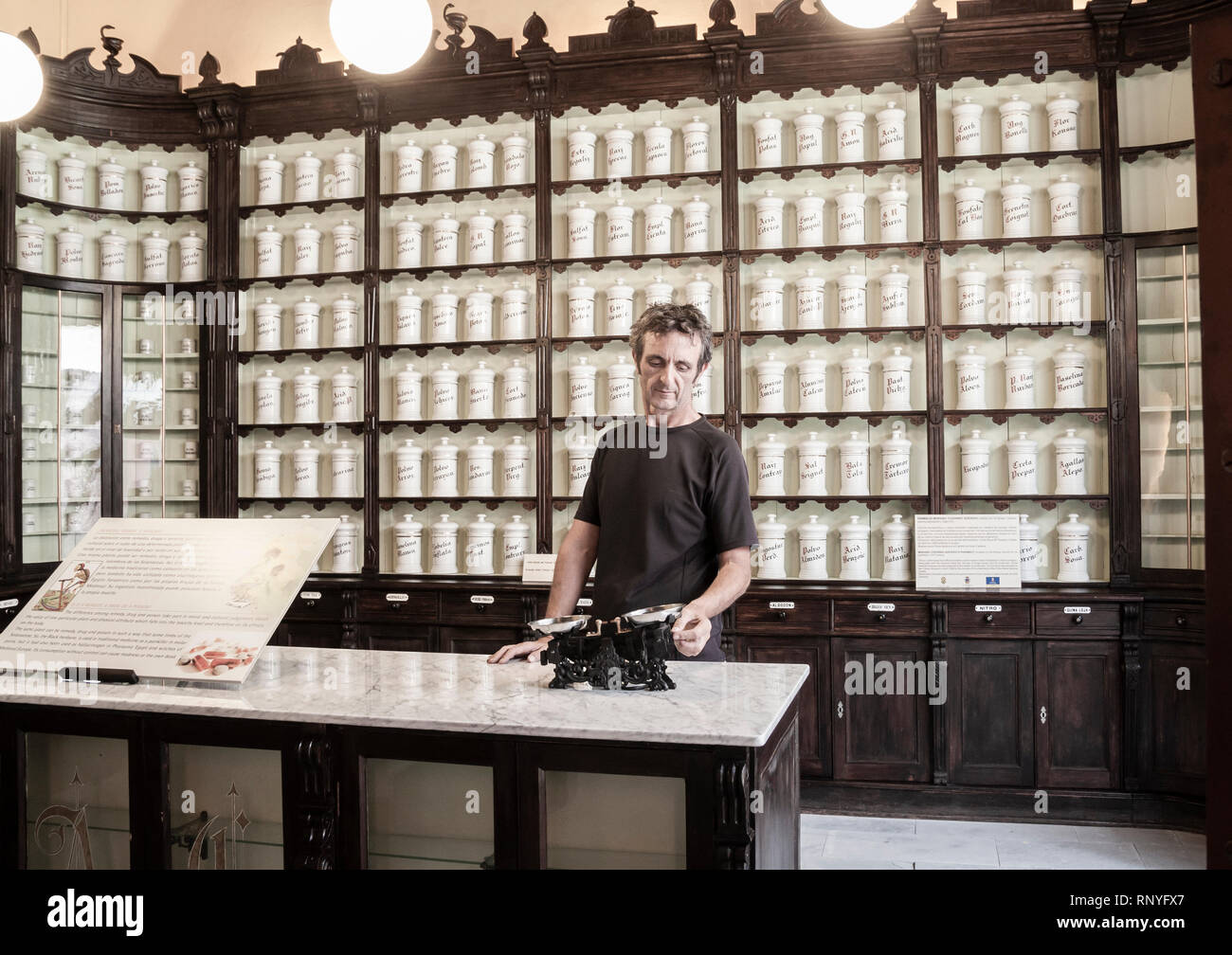 El Centro de Plantas Medicinales (piante medicinali centro) Science Museum di Tejeda su Gran Canaria Isole Canarie Spagna Foto Stock