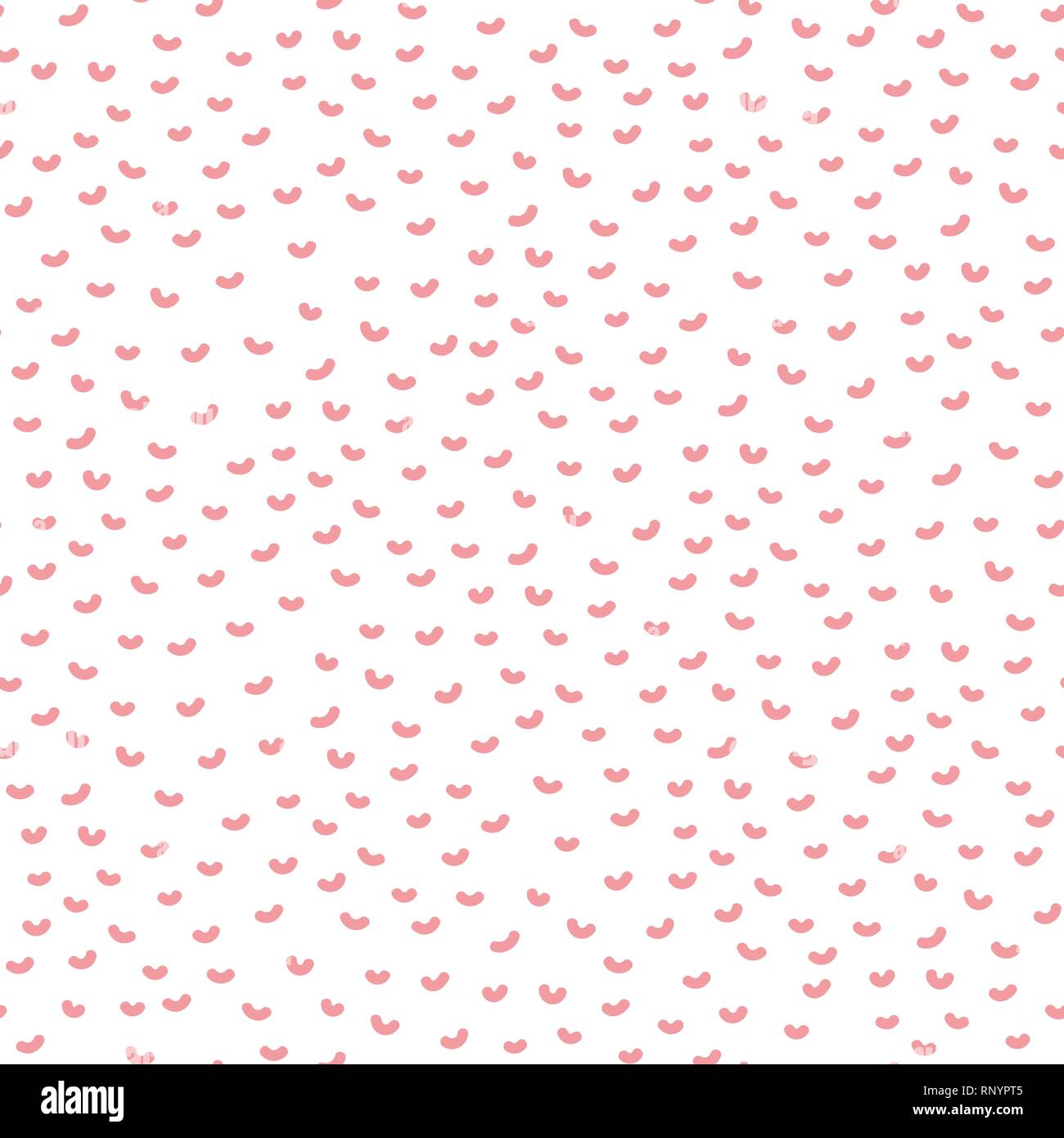 Segni di spunta vettoriali o motivo senza cuciture a forma di sorriso con colori geometrici morbidi. Ideale per l'imballaggio di carta texture, poster, biglietti d'auguri invernali. Illustrazione Vettoriale