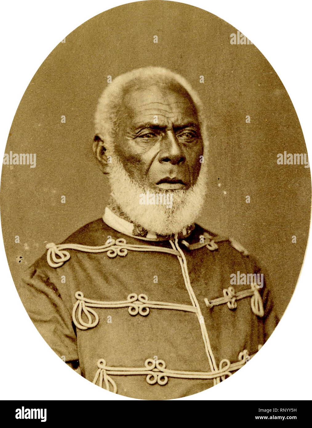 Tāufaʻāhau, Re di Tonga (1845-1893) Foto Stock