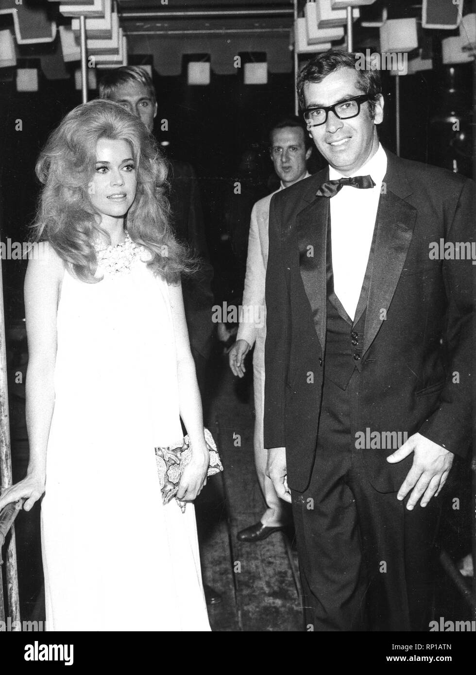Roger Vadim, Jane Fonda, Venezia 1967 Foto Stock