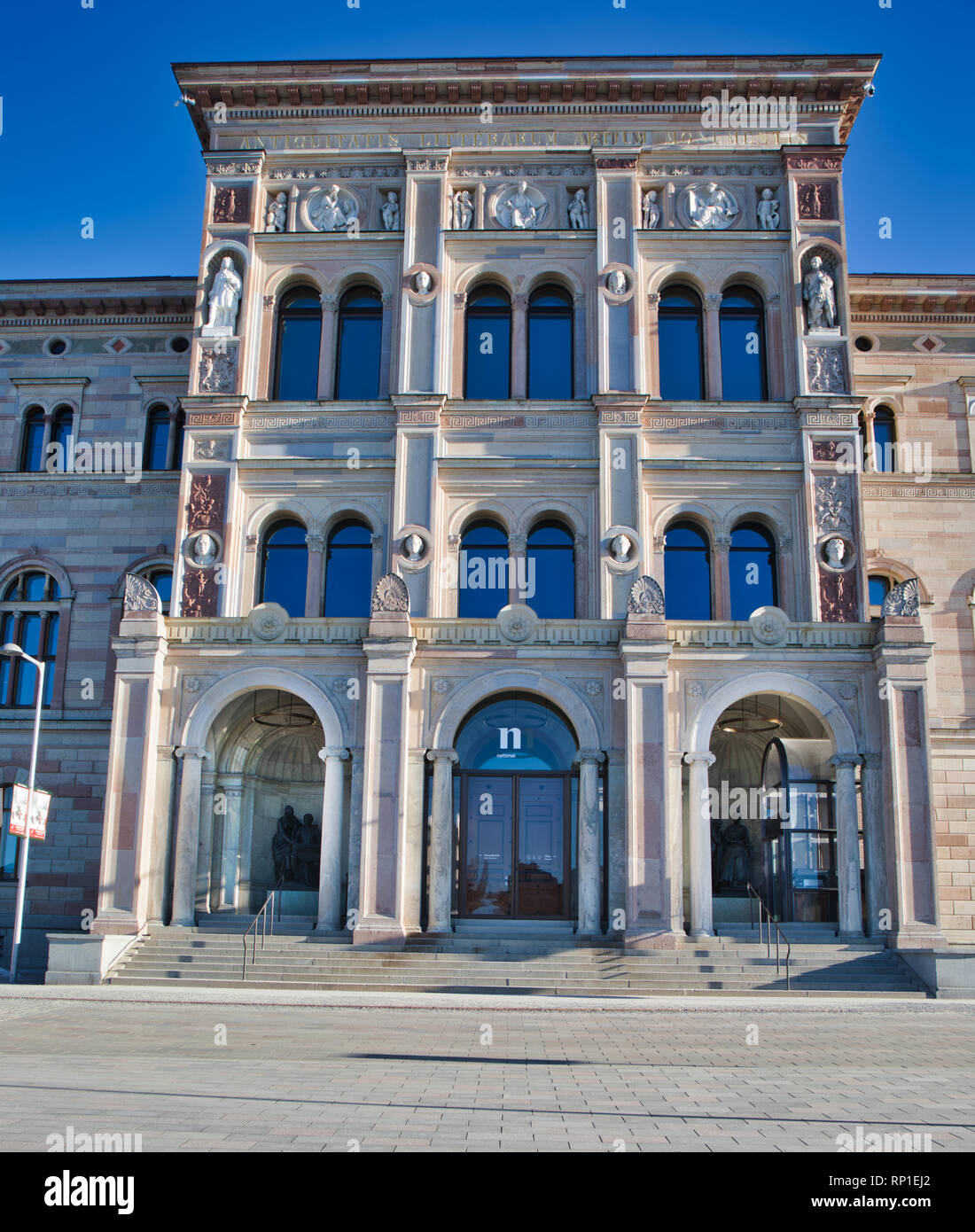 Il Museo Nazionale della Galleria nazionale di Svezia, Blasieholmen, Stoccolma, Svezia e Scandinavia Foto Stock