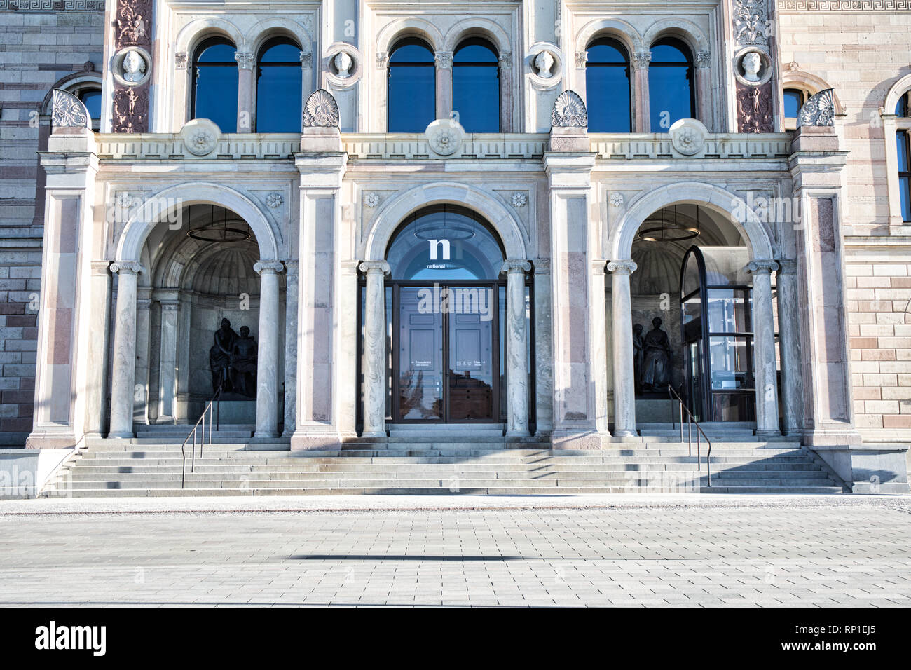 Il Museo Nazionale della Galleria nazionale di Svezia, Blasieholmen, Stoccolma, Svezia e Scandinavia Foto Stock