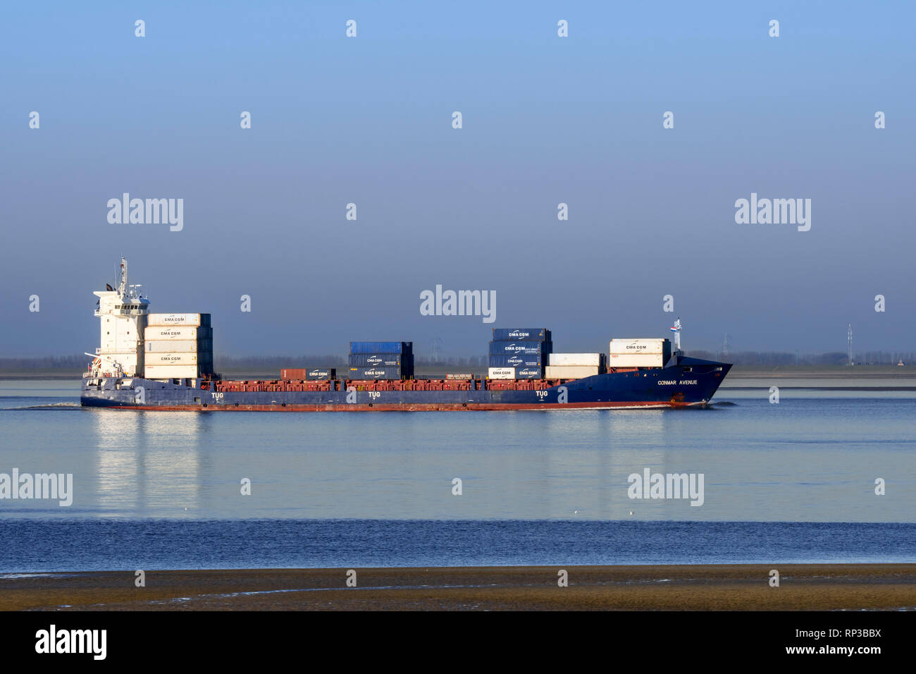 Contenitore nave Conmar Avenue Foto Stock